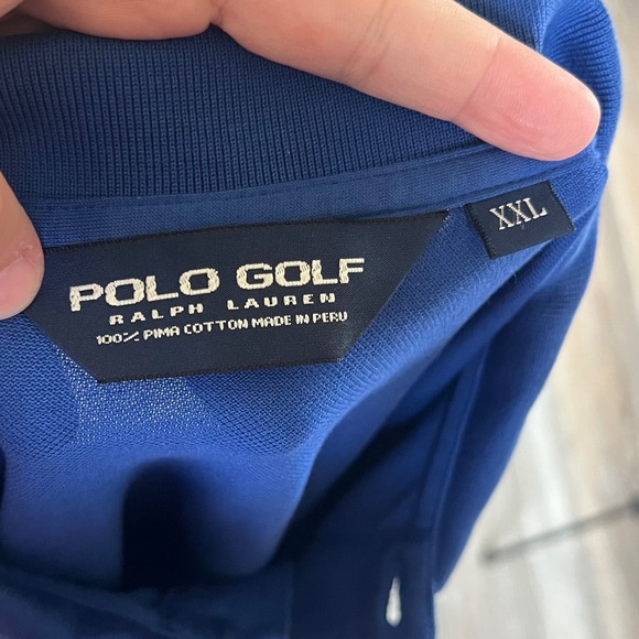 Polo Golf Ralph Lauren Blue Short Sleeve Polo - Picture 5 of 5
